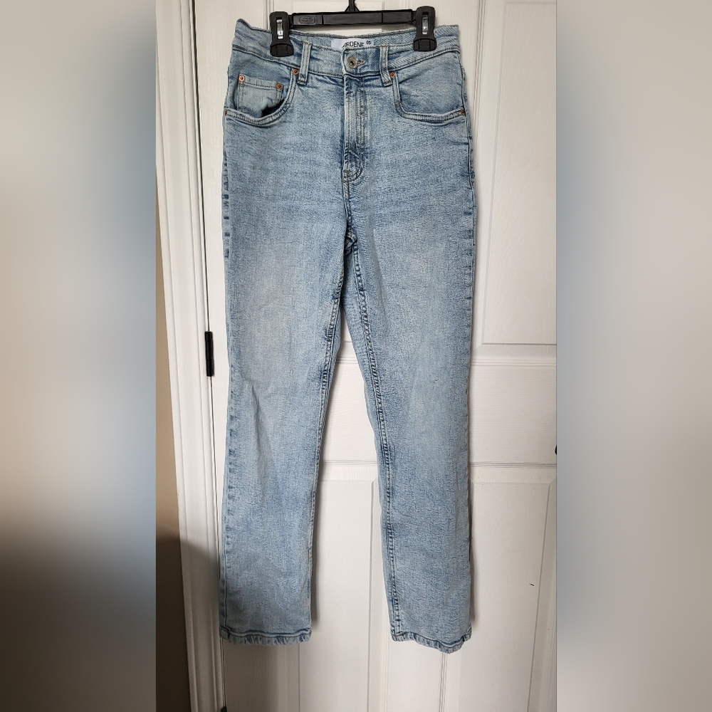Ardene Blue Straight Leg Jeans - Picture 4 of 7